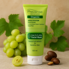 Grape Seed & Jojoba Facial Wash for Sensitive Skin